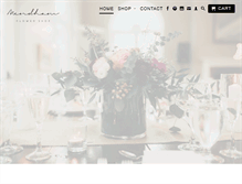 Tablet Screenshot of mendhamflowershop.com